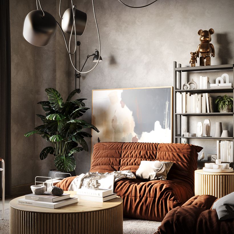 Renders Interior design modern 1