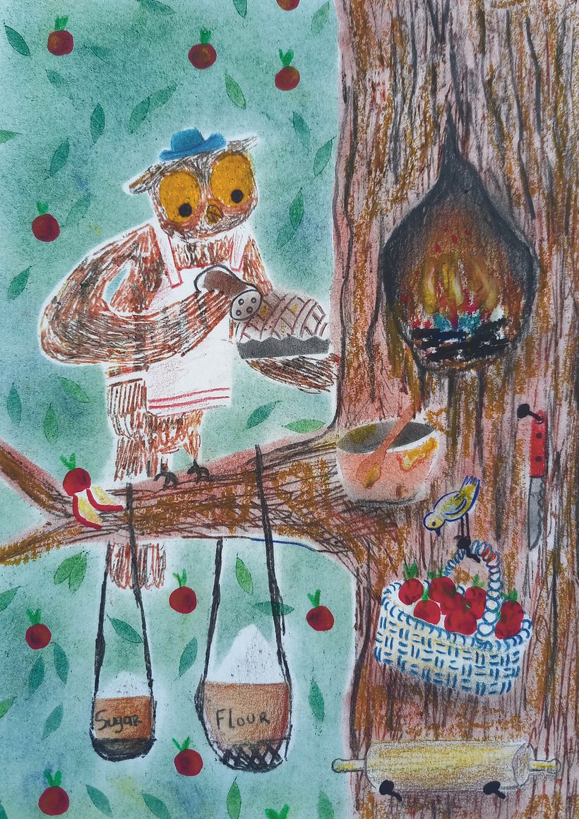 Herr Eule und der Apfelkuchen 1