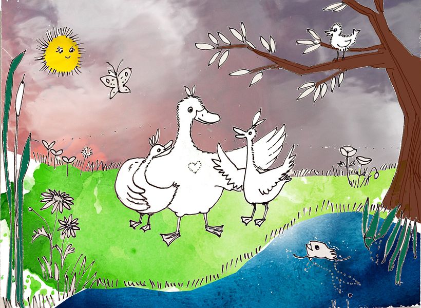 Happy ducklings 1