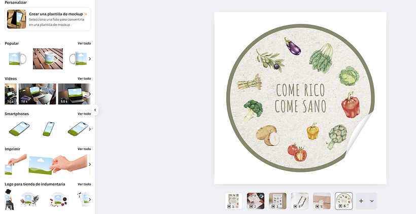 Modèles Canva pour des projets alimentaires durables 2