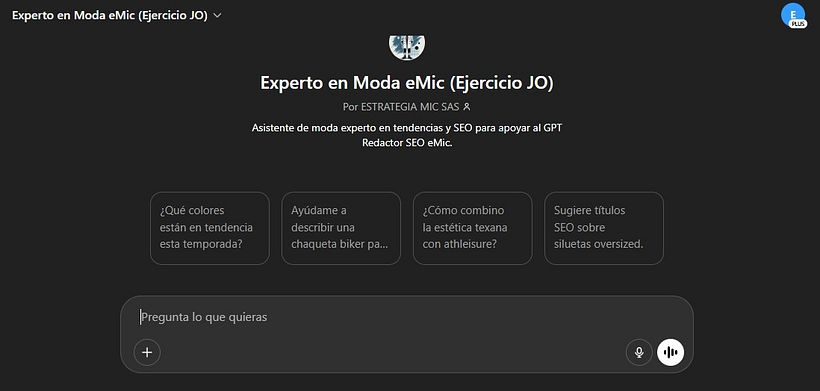 GPT's a la moda 1