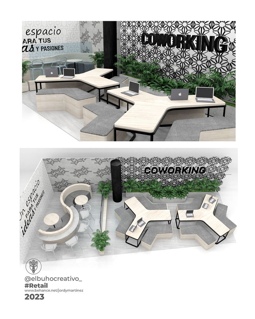  Diseño de Zona de Coworking para Centro Comercial 1