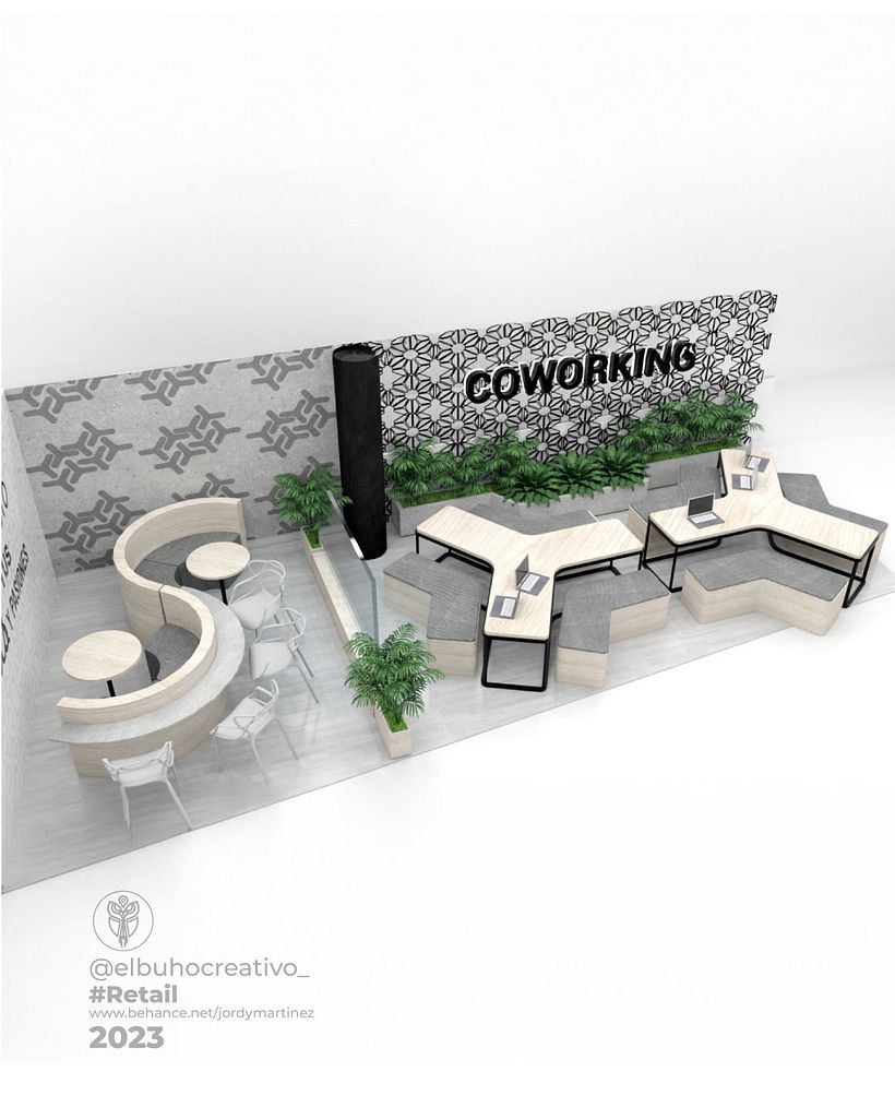  Diseño de Zona de Coworking para Centro Comercial 2