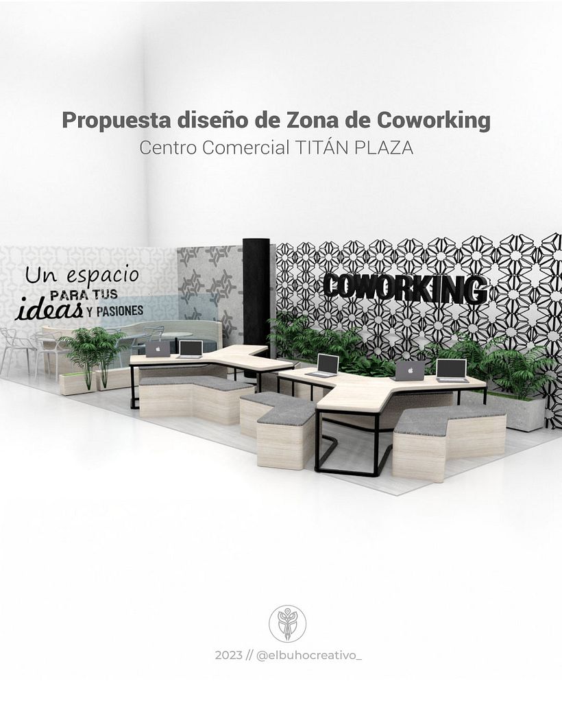  Diseño de Zona de Coworking para Centro Comercial 1