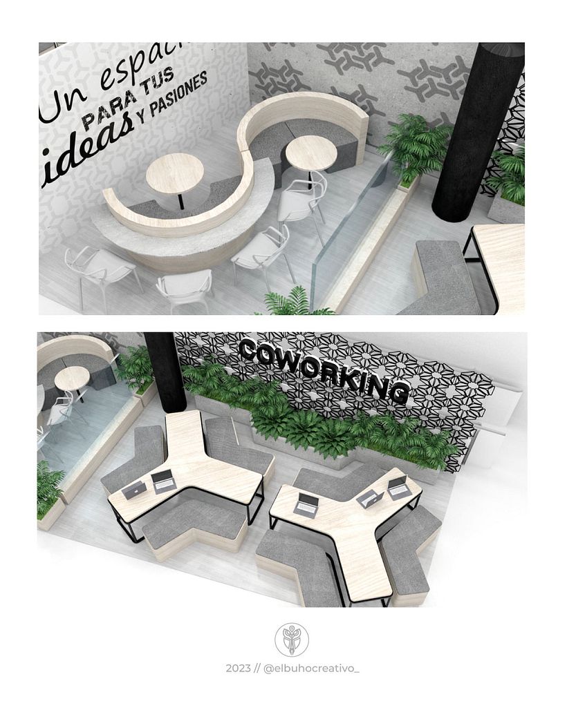  Diseño de Zona de Coworking para Centro Comercial 2