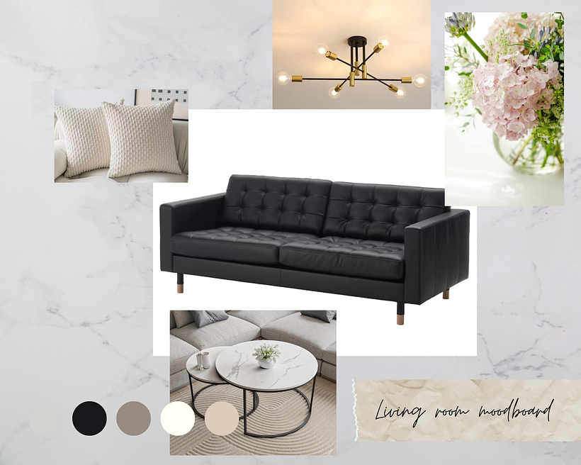Living room mood board 1
