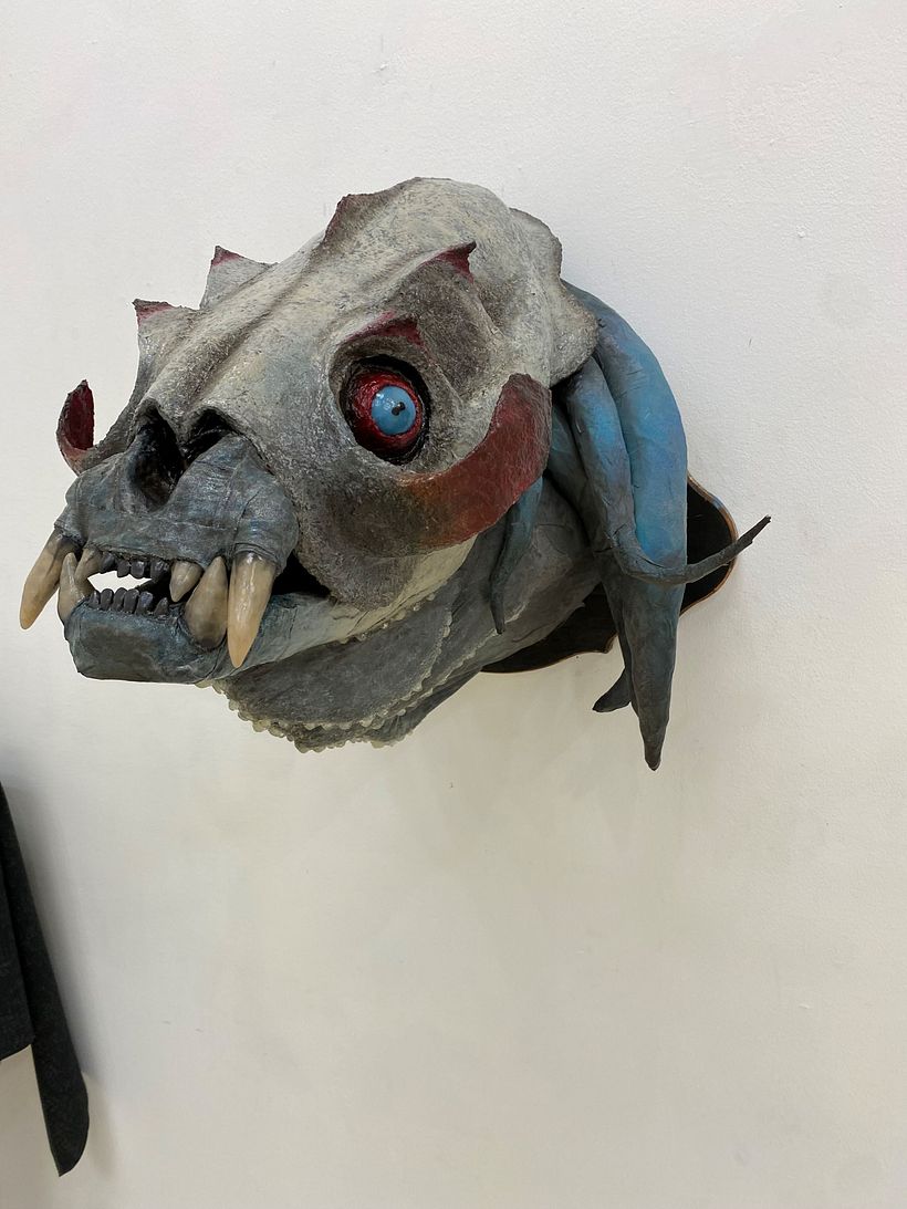 Sammael Paper Mache Mounted Head 1