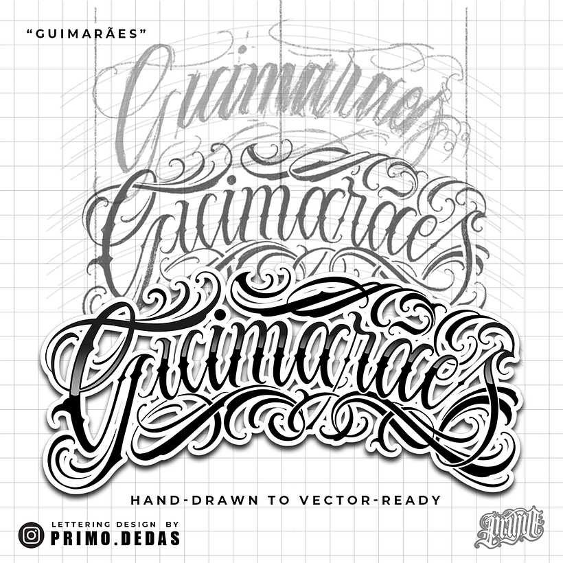 Custom Lettering Tattoo Design 1