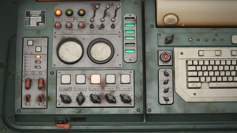 CHIRON. Sci-Fi Terminal Creation Project 3