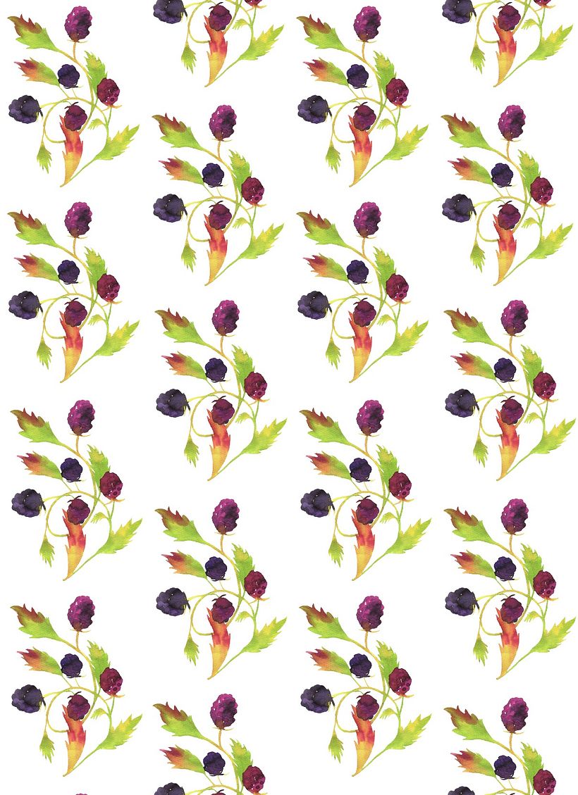 Print Design with the Half Drop Repeat Technique Create complex pattern repeats. A course by Mónica Muñoz 2