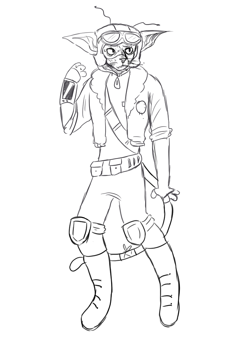 Character Design Process: Fergus Mercurio 2