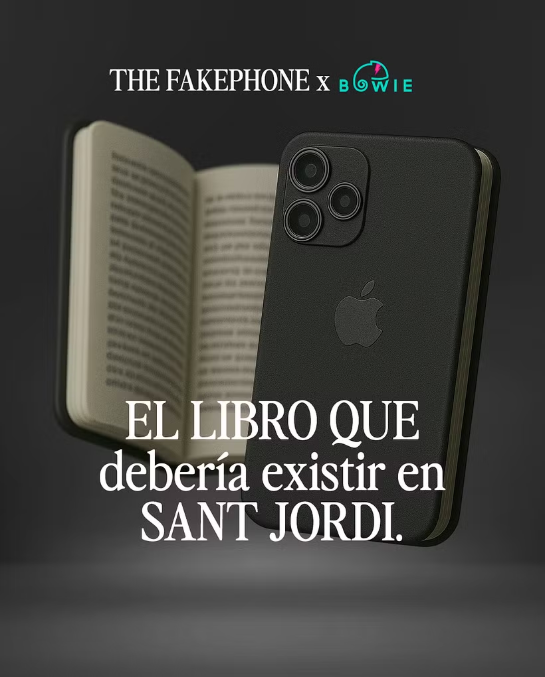 The FaKePhone: el libro con forma de móvil que engaña a los carteristas y regala cultura 1