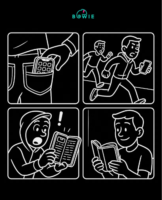 The FaKePhone: el libro con forma de móvil que engaña a los carteristas y regala cultura 5