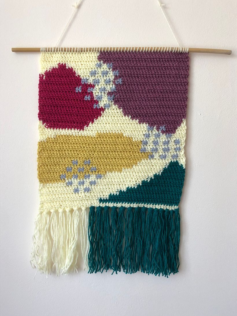 Gobelin abstrakcja 1