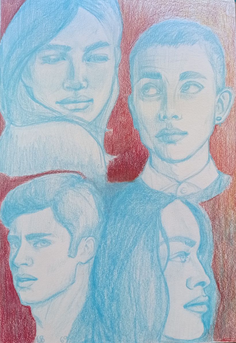 Proyecto final sketchbook de retrato: Reto 101 cabezas.  12