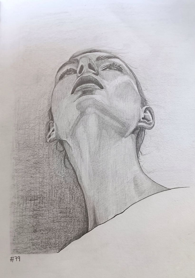 Proyecto final sketchbook de retrato: Reto 101 cabezas.  16