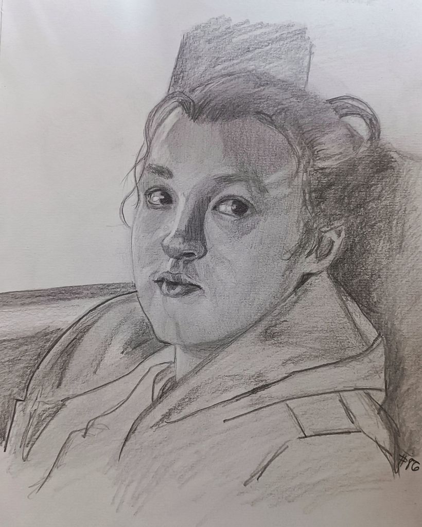 Proyecto final sketchbook de retrato: Reto 101 cabezas.  20