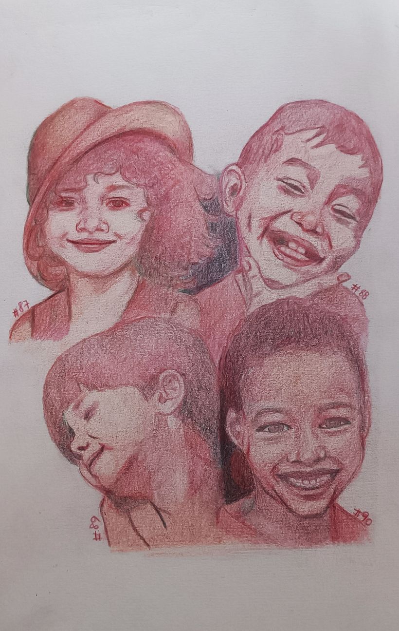Proyecto final sketchbook de retrato: Reto 101 cabezas.  21