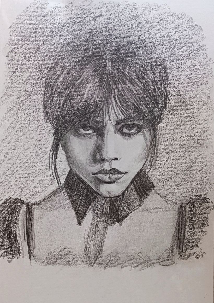 Proyecto final sketchbook de retrato: Reto 101 cabezas.  27