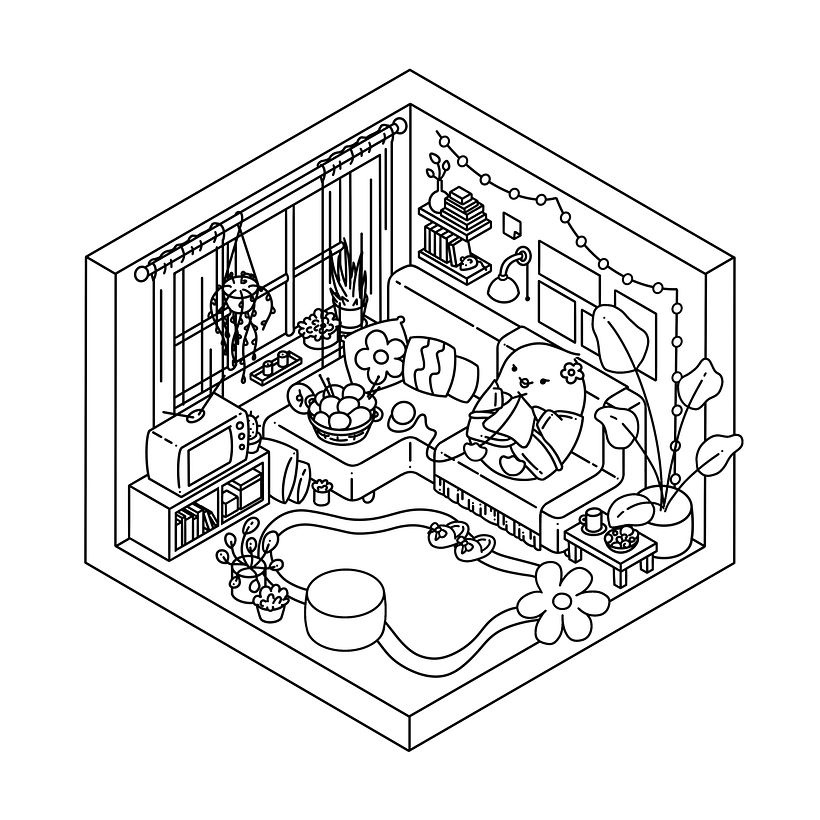 Isometric Retro Room 1