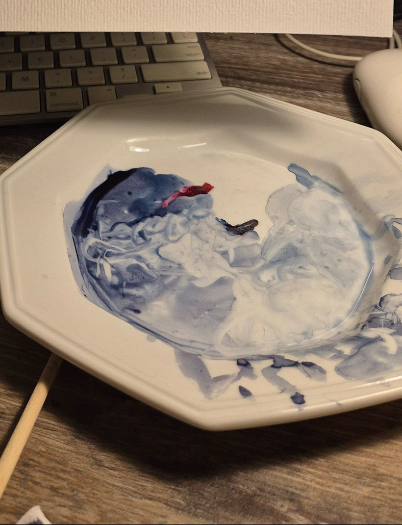 Baleias em aquarela 1