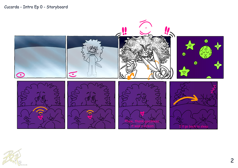 Cucarda 🌺 Ep 0 (Intro, Storyboard) 2
