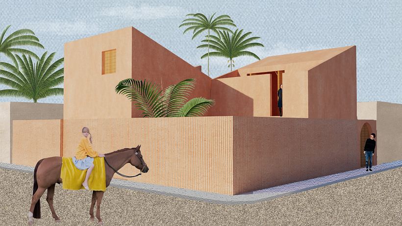 Post Digital Render | Architecture Collage 2