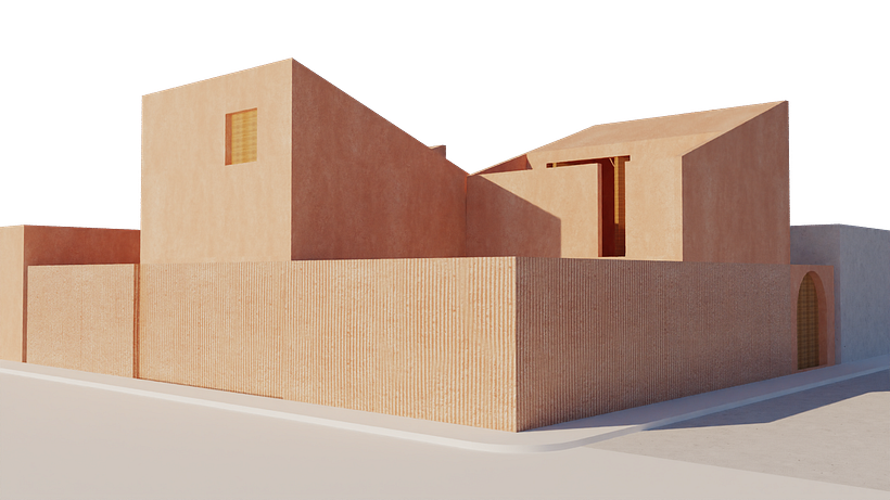 Post Digital Render | Architecture Collage 1