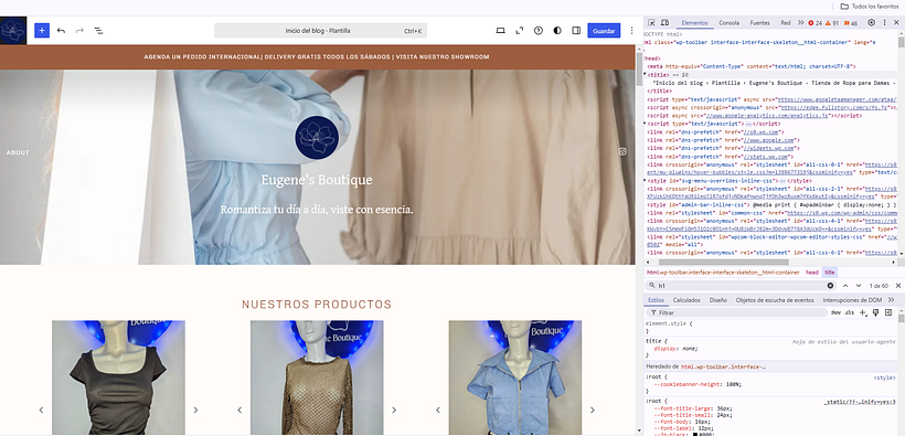 Implementación de estrategias SEO en una tienda de ropa 1