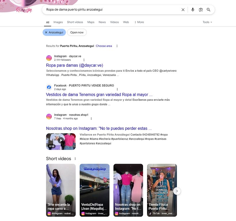 Implementación de estrategias SEO en una tienda de ropa 2