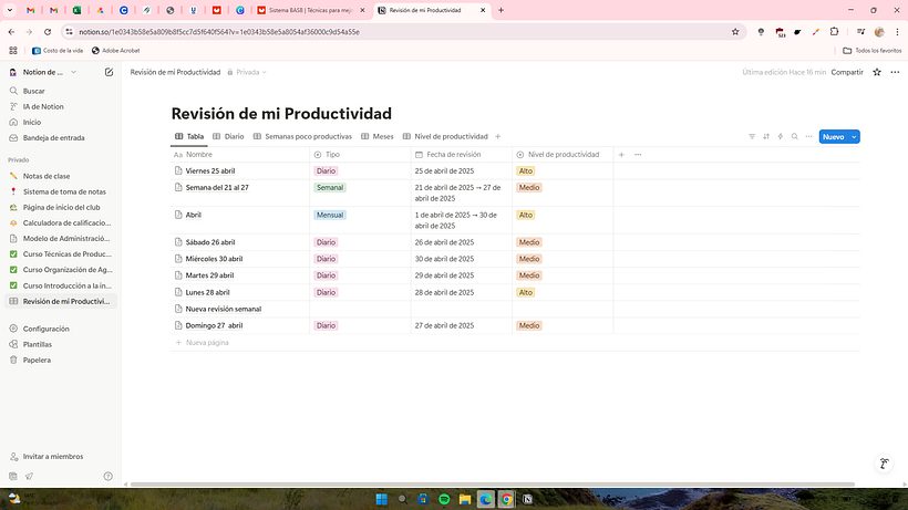 Mi evolución con Notion 1