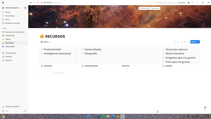 Mi evolución con Notion 3