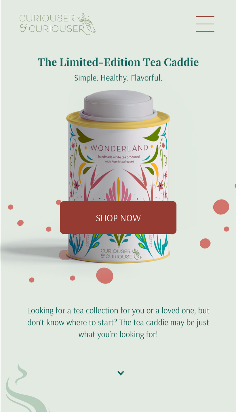 UX/UI Design for a Landing Page 1