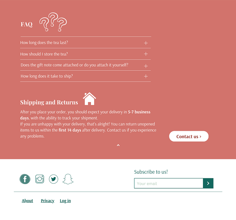 UX/UI Design for a Landing Page 14
