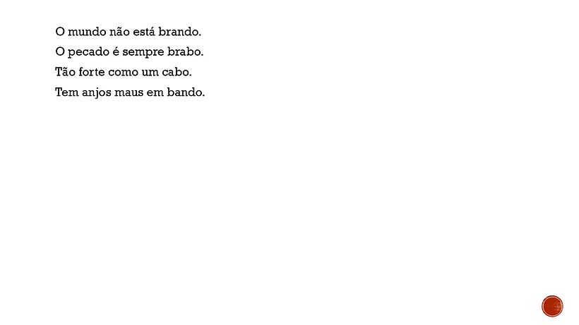 As minhas estrofes. 6