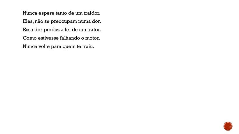 As minhas estrofes. 9