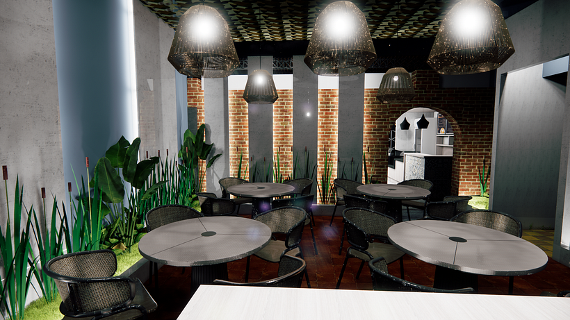 DISEÑO DE BAR CAFE + VIVERO  1