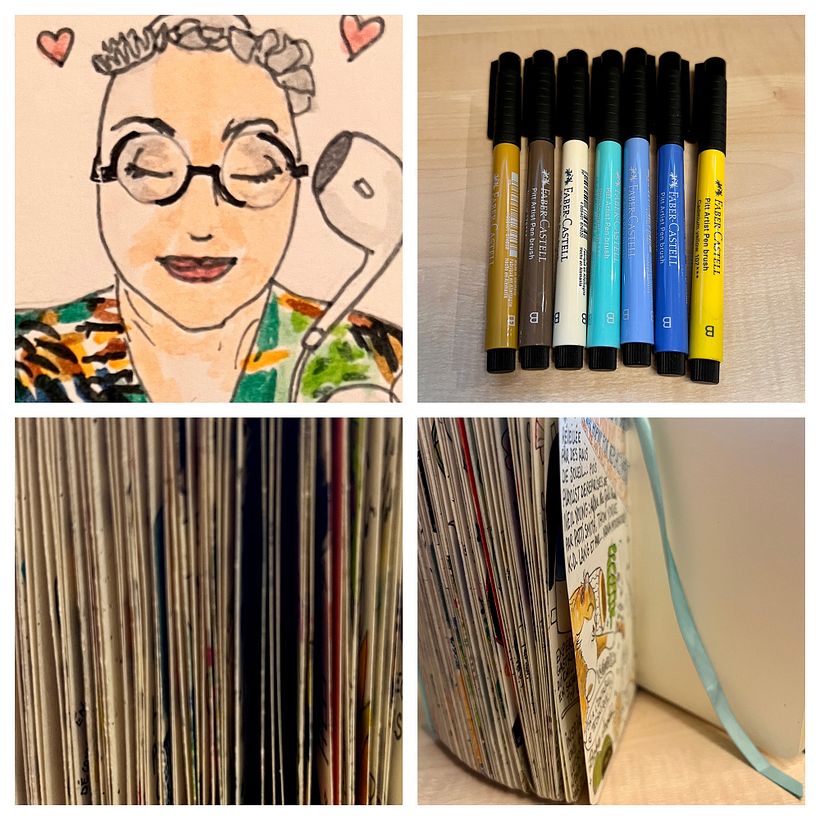 Carnet de gratitude : April 2025 sketchbook 1