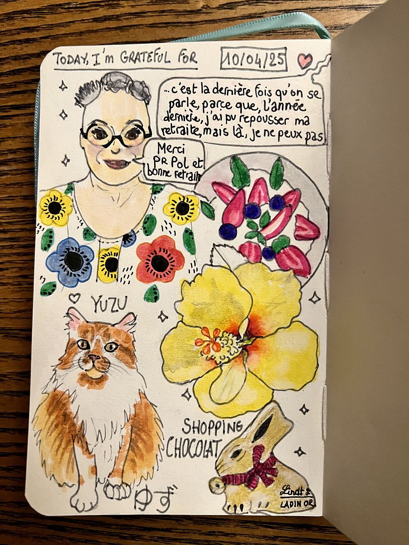 Carnet de gratitude : April 2025 sketchbook 1