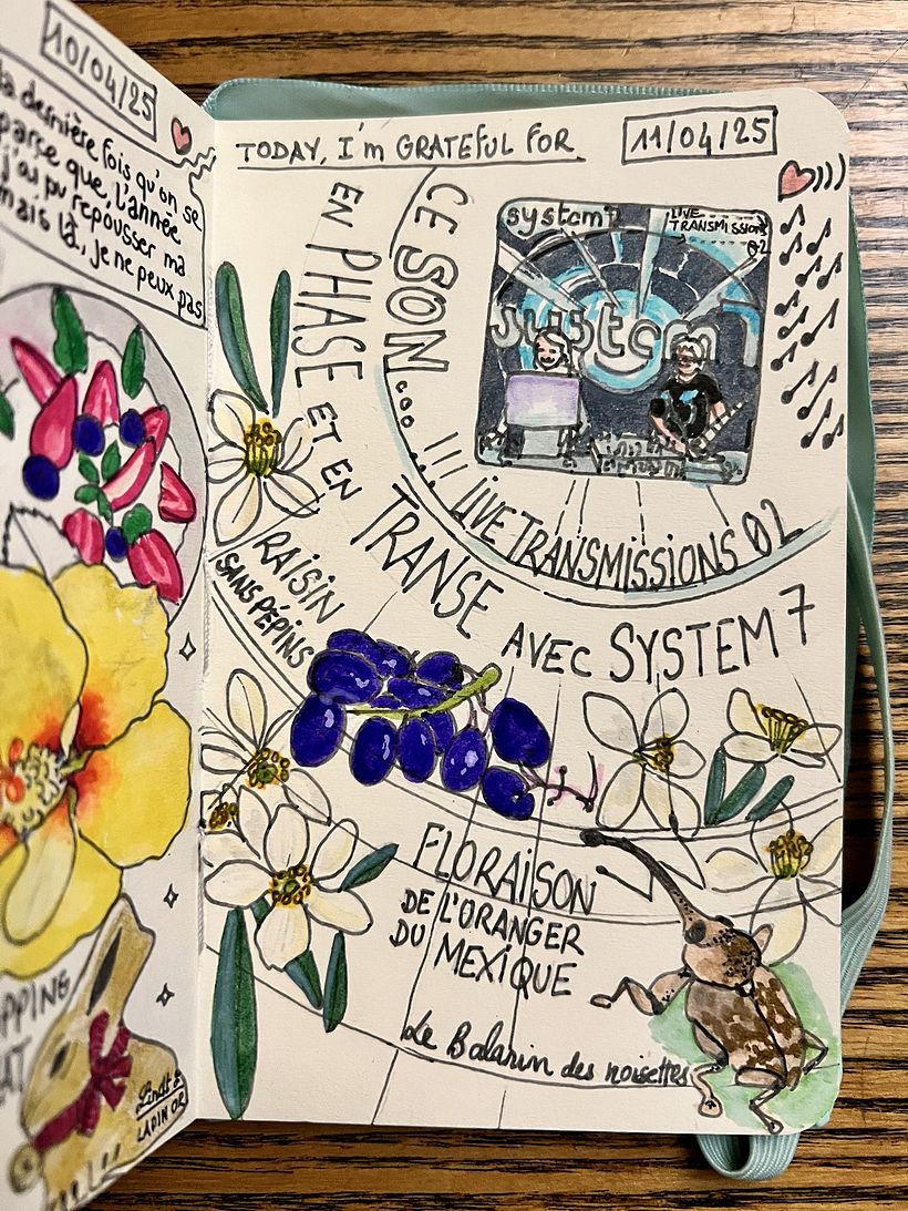Carnet de gratitude : April 2025 sketchbook 1