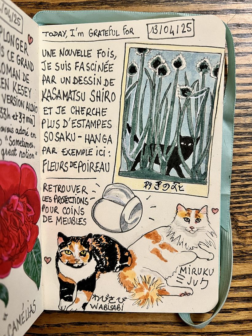 Carnet de gratitude : April 2025 sketchbook 1