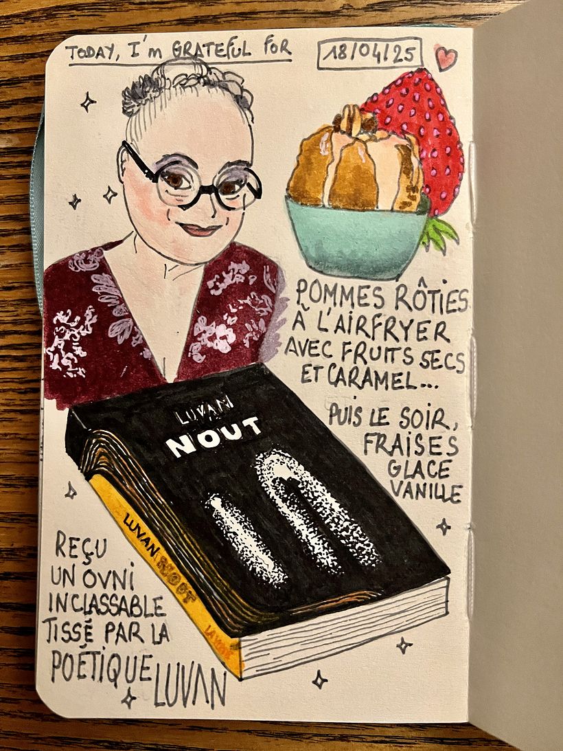 Carnet de gratitude : April 2025 sketchbook 1