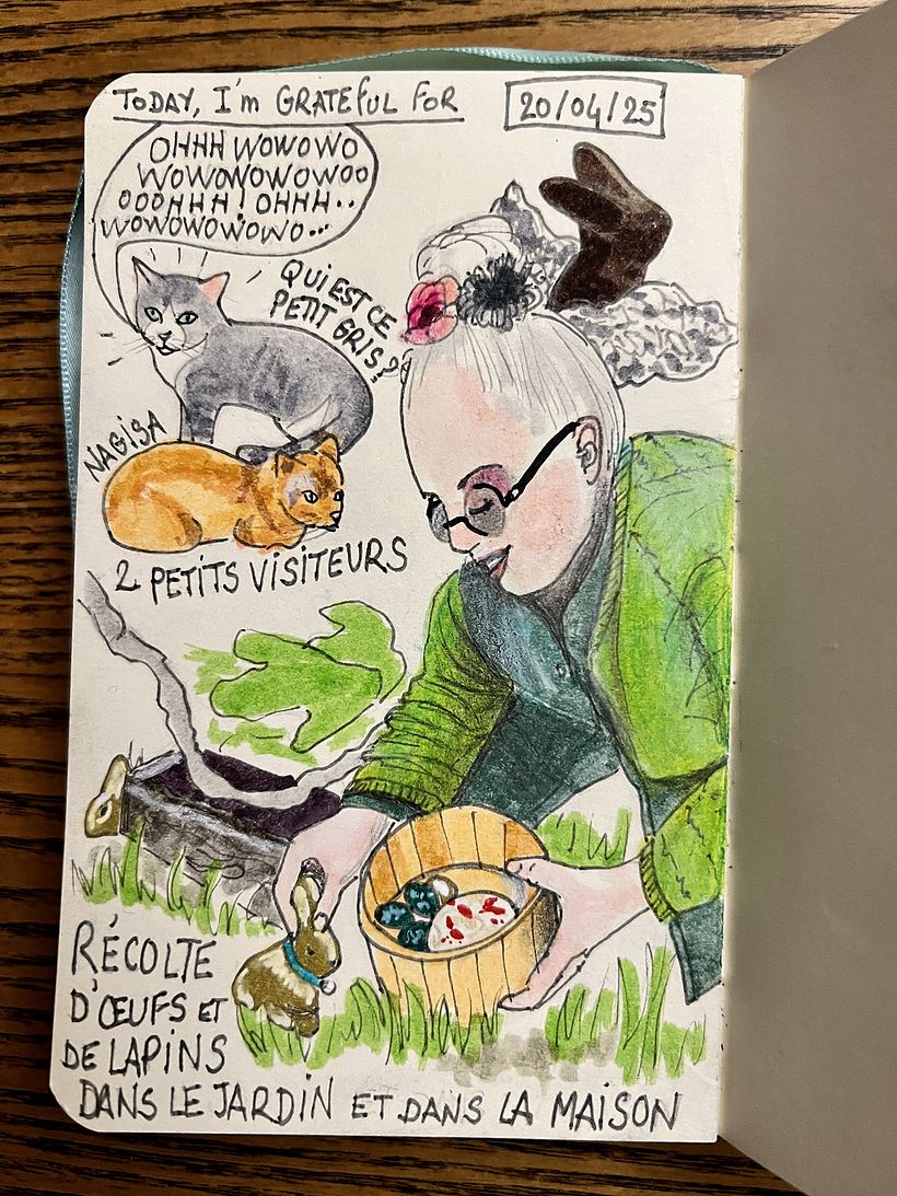 Carnet de gratitude : April 2025 sketchbook 1