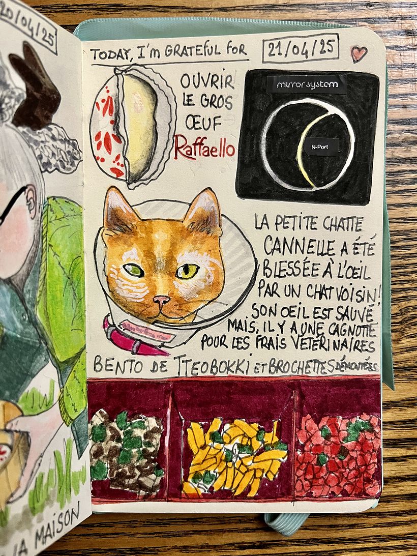 Carnet de gratitude : April 2025 sketchbook 1