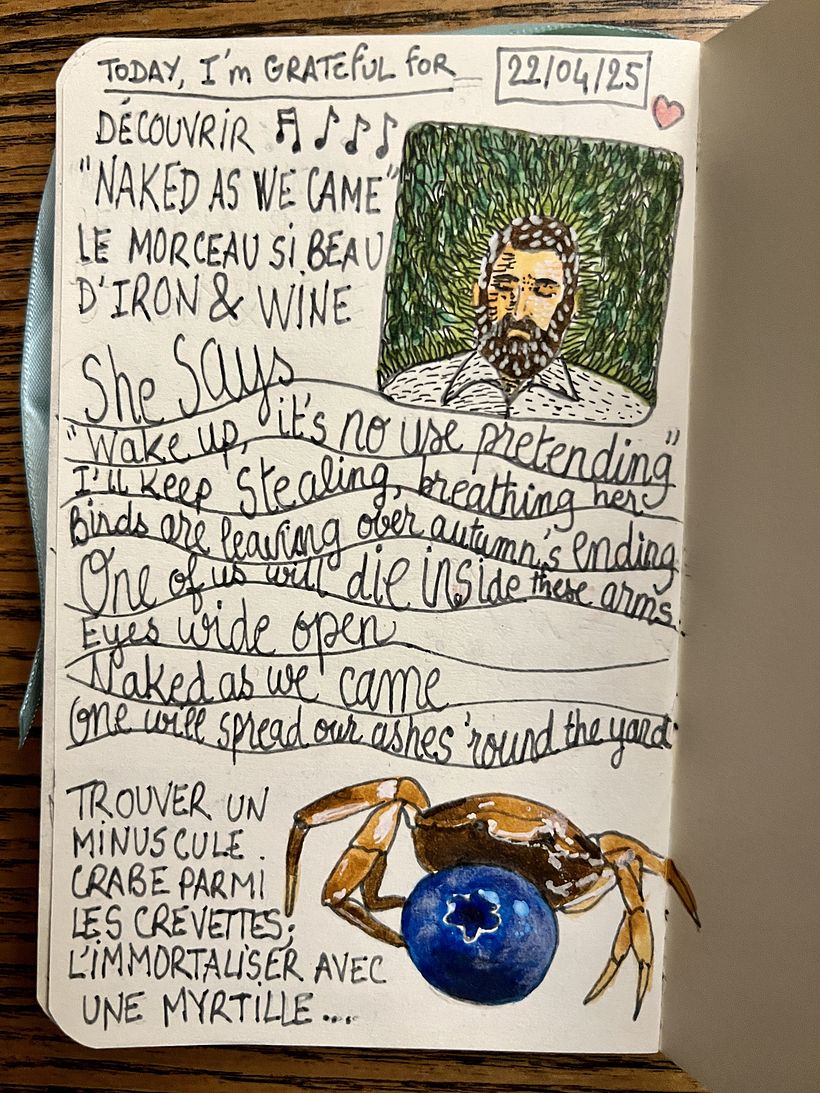 Carnet de gratitude : April 2025 sketchbook 1