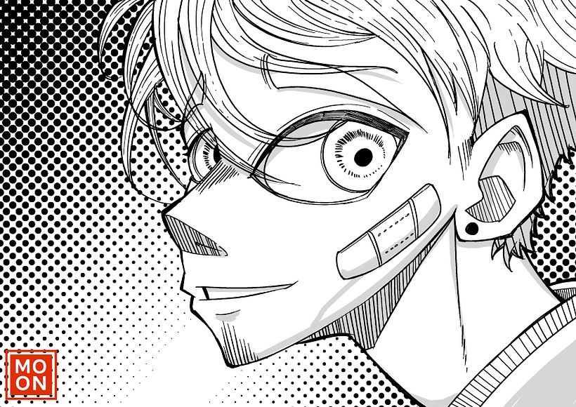 OC Mangá Art - Estudo de traço 1