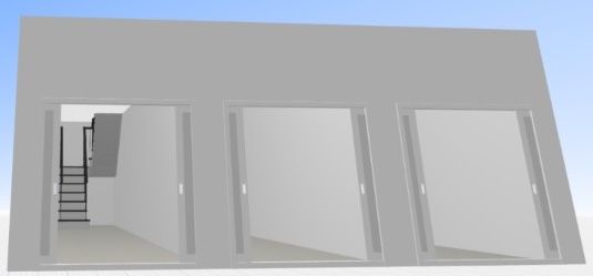 3 seperated Offices in one lot 2