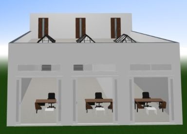 3 seperated Offices in one lot 3