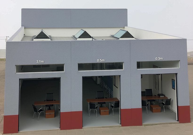 3 seperated Offices in one lot 1