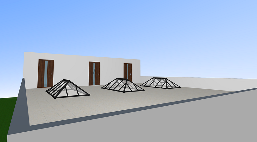 3 seperated Offices in one lot 3